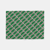 ビンゴワードアート賭博フリースブランケット フリースブランケット (正面(横))