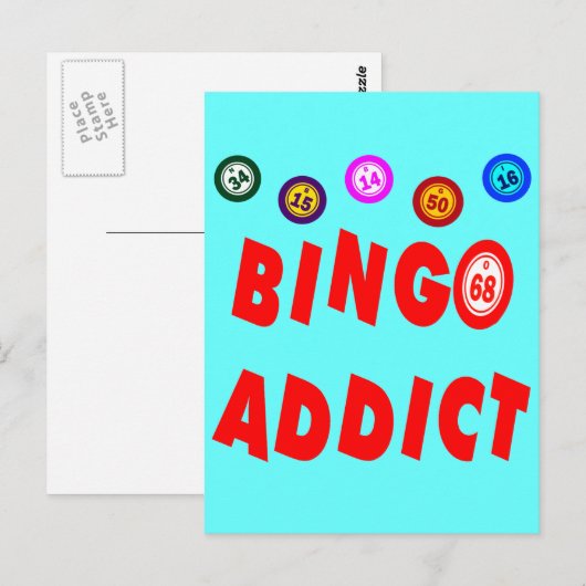 ビンゴ中毒者 ポストカード (正面/裏面)