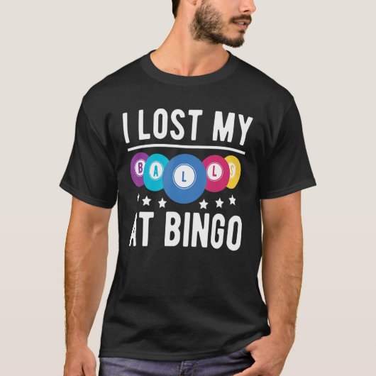 ビンゴ失ったプレーヤーで自分のボール Tシャツ (正面)