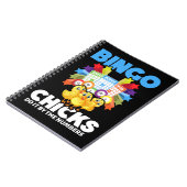 ビンゴ女子おもしろいビンゴプレイヤーガールズ ノートブック (左側)