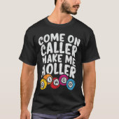 ビンゴ好きなゲーマー向けの面白いビンゴTシャツ Tシャツ (正面)