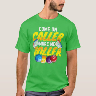 ビンゴ宝くじゲームの幸運なプレーヤーの小さな家族 Tシャツ
