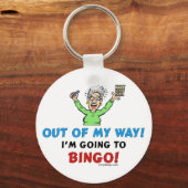 ビンゴ愛好家 キーホルダー (正面)
