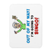 ビンゴ愛好家 マグネット (縦)