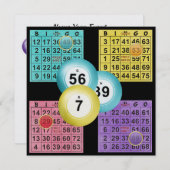 ビンゴ招待状 招待状 (正面/裏面)