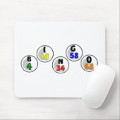 ビンゴ数 マウスパッド (マウス)