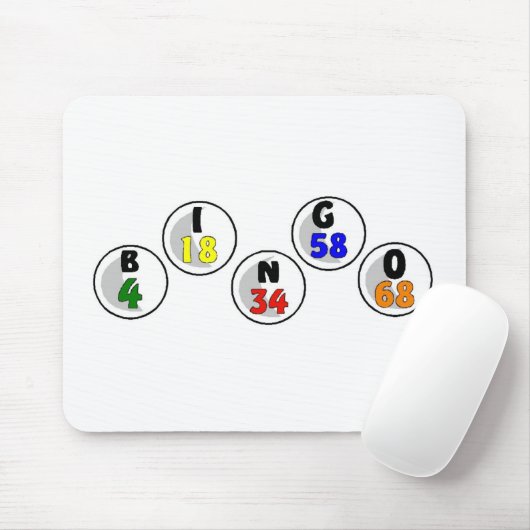 ビンゴ数 マウスパッド (マウス)