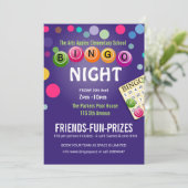 ビンゴ楽しい夜の招待金集め 招待状 (スタンド正面)