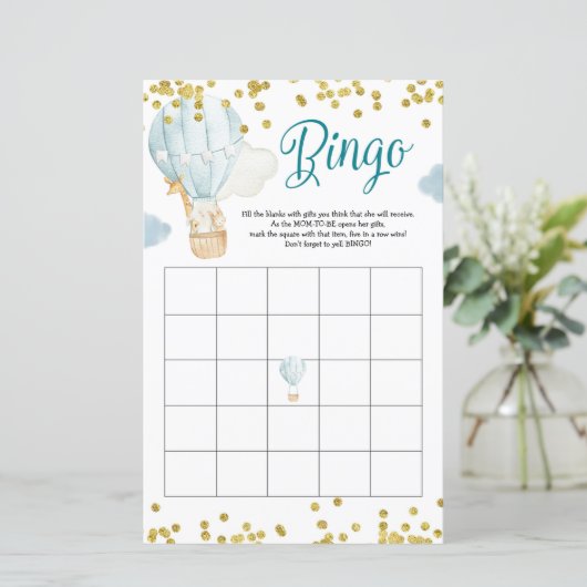 ビンゴ熱気球ジャングル赤ちゃんシャワー (スタンド正面)