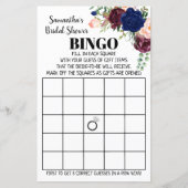 ビンゴ英スペインの語ブライダルシャワーゲーム海軍 (正面)