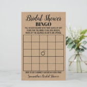ビンゴ英語のスペインの素朴なブライダルシャワーゲーム (スタンド正面)