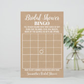 ビンゴ英語のスペインの素朴なブライダルシャワーゲーム (スタンド正面)