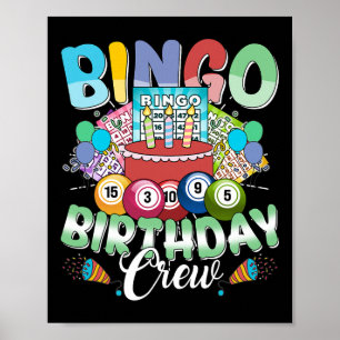 ビンゴ誕生日クルーBingo Playerビンテージクリスマス ポスター