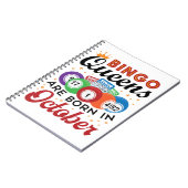 ビンゴ誕生日ビンゴクイーン生まれは10月に ノートブック (左側)