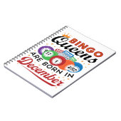 ビンゴ誕生日ビンゴクイーン生まれは12月に ノートブック (左側)