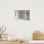 ビンゴ賭博ゲーム ポスター (キッチン)