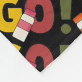 ビンゴ賭博ワードアートフリースブランケット フリースブランケット (角)