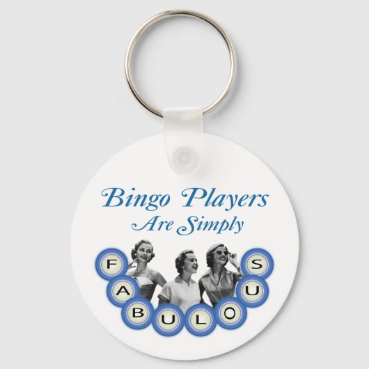 ビンゴ選手は単に素晴らしい キーホルダー (正面)