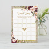 ビンゴ金ゴールドグリッターマルサラシャワーゲーム 招待状 (スタンド正面)