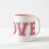 ビンゴ30th誕生日おもしろい ツートーンマグカップ (正面右)