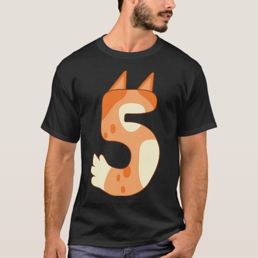 ビンゴ5歳の誕生日 Tシャツ (正面)