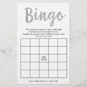 ビンゴ-あなたの財布の中は? 2面シルバーカード (正面)