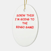 ビンゴ セラミックオーナメント (左)