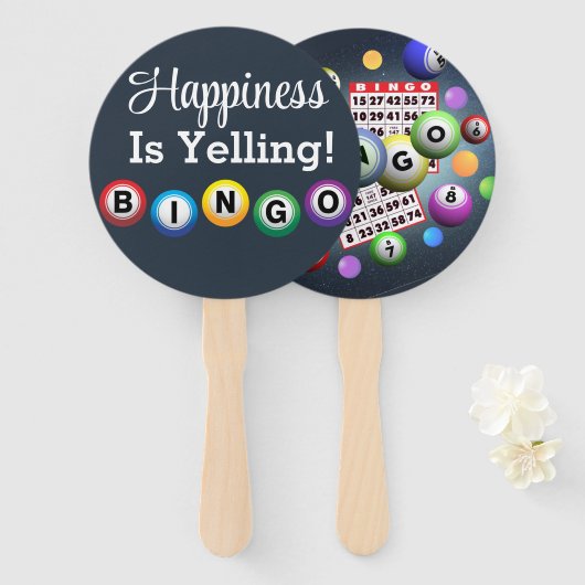 ビンゴ ハンドファン (正面&裏面)