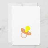 ビンゴ、ベビーシャワーゲームカードフライヤー、猫 招待状 (裏面)