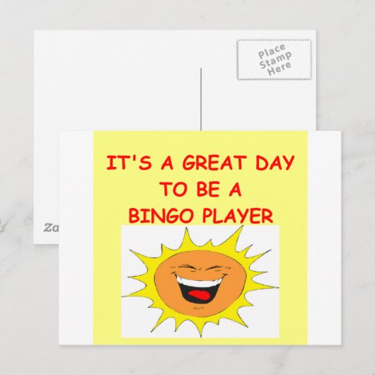 ビンゴ ポストカード (正面/裏面)