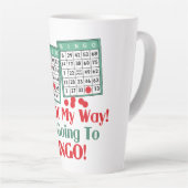 ビンゴ·ラバーズおもしろいことわざ カフェラテマグ (右アングル)