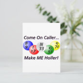 ビンゴ！呼来び出し側で俺をホラーに！ ポストカード (スタンド正面)