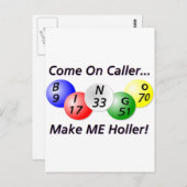 ビンゴ！呼来び出し側で俺をホラーに！ ポストカード (正面/裏面)