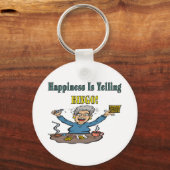 ビンゴ：幸せとは キーホルダー (正面)