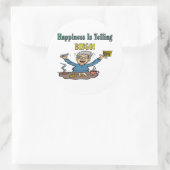 ビンゴ：幸せとは ラウンドシール (バッグ)