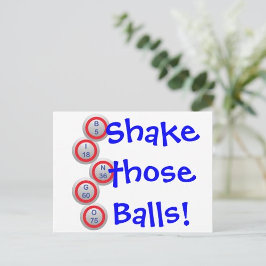 ビンゴ!振れ! ポストカード (スタンド正面)