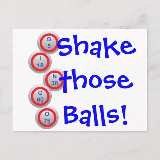 ビンゴ！振れ！ ポストカード (正面)