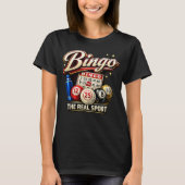 ビンゴ: 本当のスポーツ Tシャツ (正面)