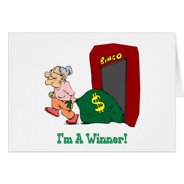 ビンゴ-私は勝者です (正面横)