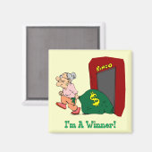 ビンゴ – 私は勝者 マグネット (正面/裏面)