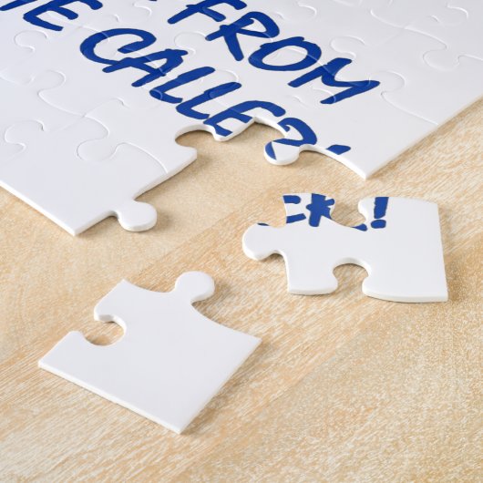 ビンゴ！素晴らしいプレイヤーのためのビンゴデザイン! ジグソーパズル (側面)