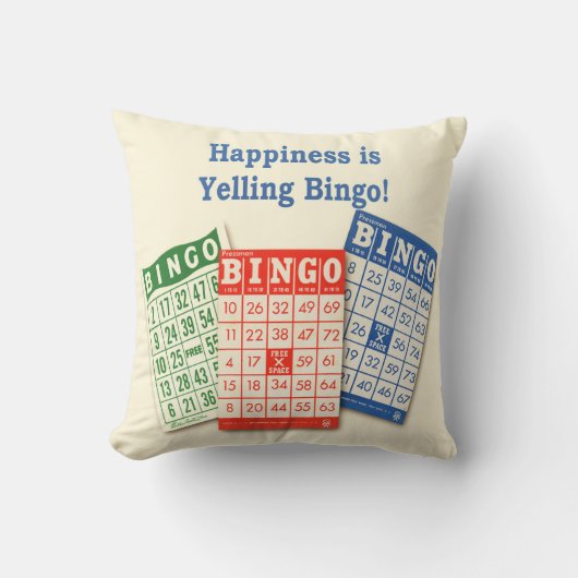 ビンゴ-装飾用クッション クッション (正面)