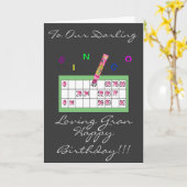 ビンゴGRANのハッピーバースデーカード カード (黄色い花)