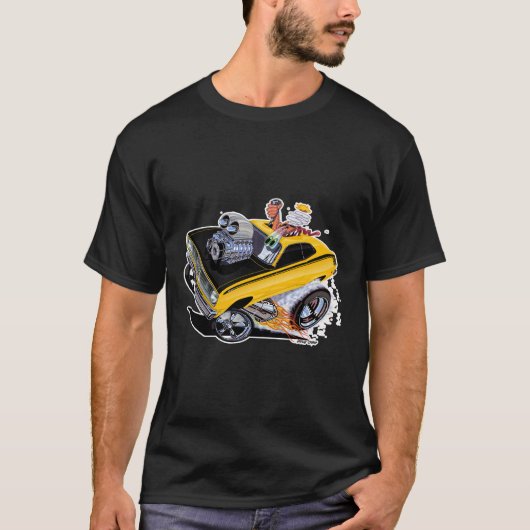 ビンスクラインハイオクタンMOツイスト71 Duster Yello Tシャツ (正面)
