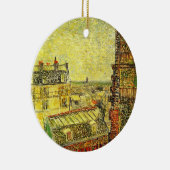 ビンセントの部屋から見たパリの景色 by ヴィンセント・ヴァン・ゴッホ セラミックオーナメント (右)
