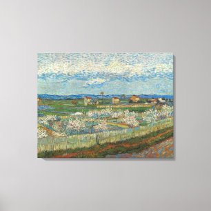 ビンセントゴッホヴィンテージピーチツリーインブロッサム キャンバスプリント