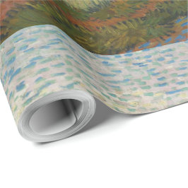 ビンセントゴッホヴィンテージピーチツリーインブロッサム ラッピングペーパー