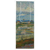 ビンセントゴッホヴィンテージピーチツリーインブロッサム ワインギフトバッグ (正面)