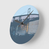 ビンセントトーマス橋壁時計 ラウンド壁時計 (傾斜)