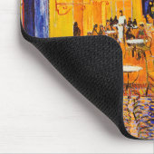 ビンセントバンゴッホカフェテラスアットナイトファインアート マウスパッド (コーナー)